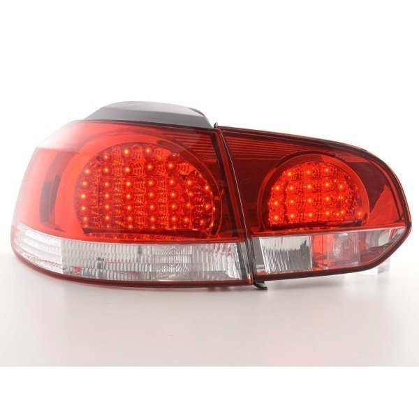 LED taillights set VW Golf 6 type 1K 08 clear red