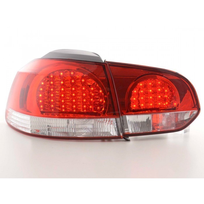 LED taillights set VW Golf 6 type 1K 08 clear red