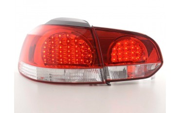 LED taillights set VW Golf 6 type 1K 08 clear red