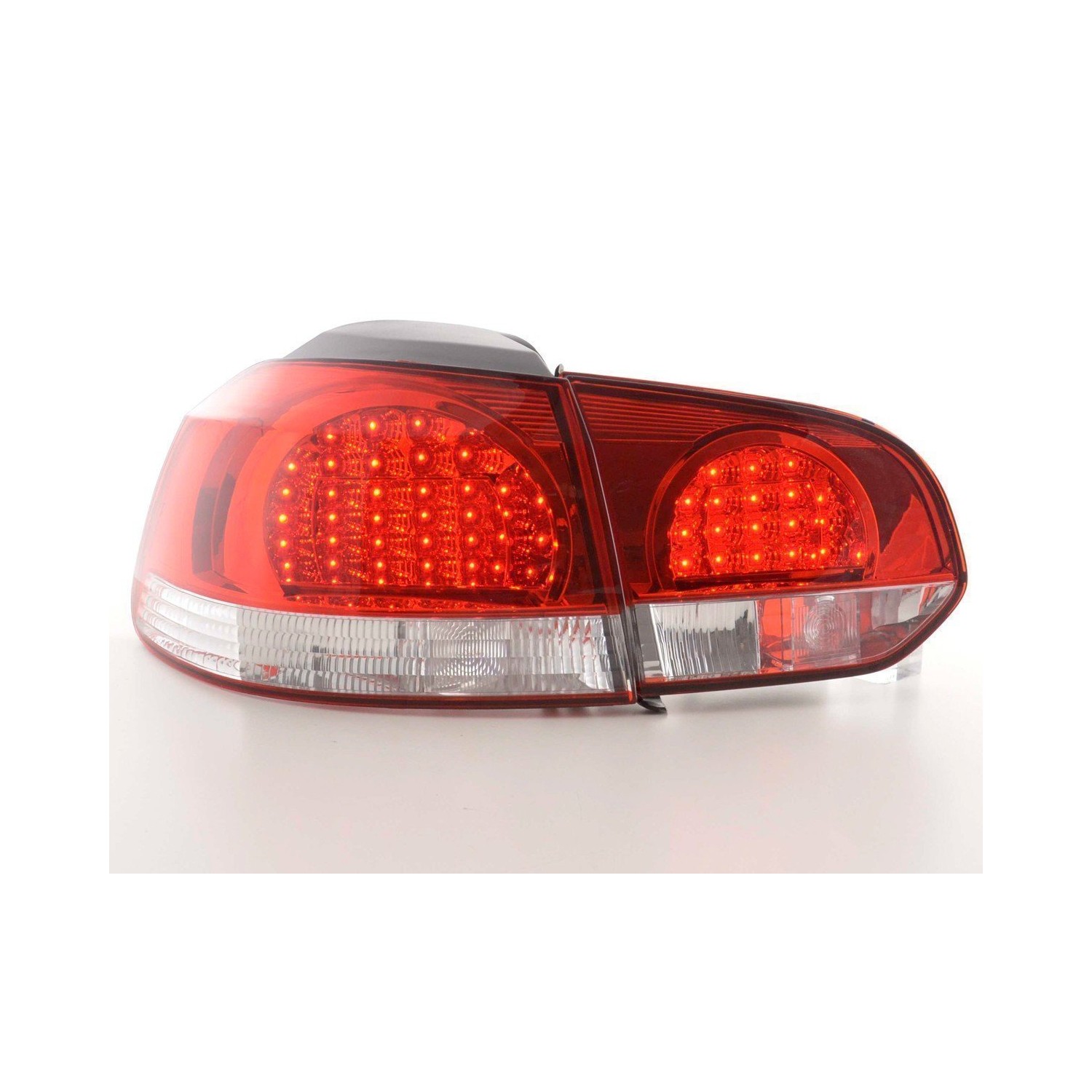 LED taillights set VW Golf 6 type 1K 08 clear red