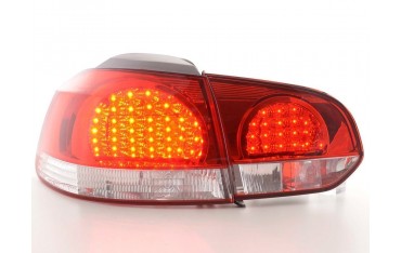 LED taillights set VW Golf 6 type 1K 08 clear red