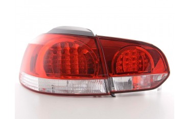 LED taillights set VW Golf 6 type 1K 08 clear red