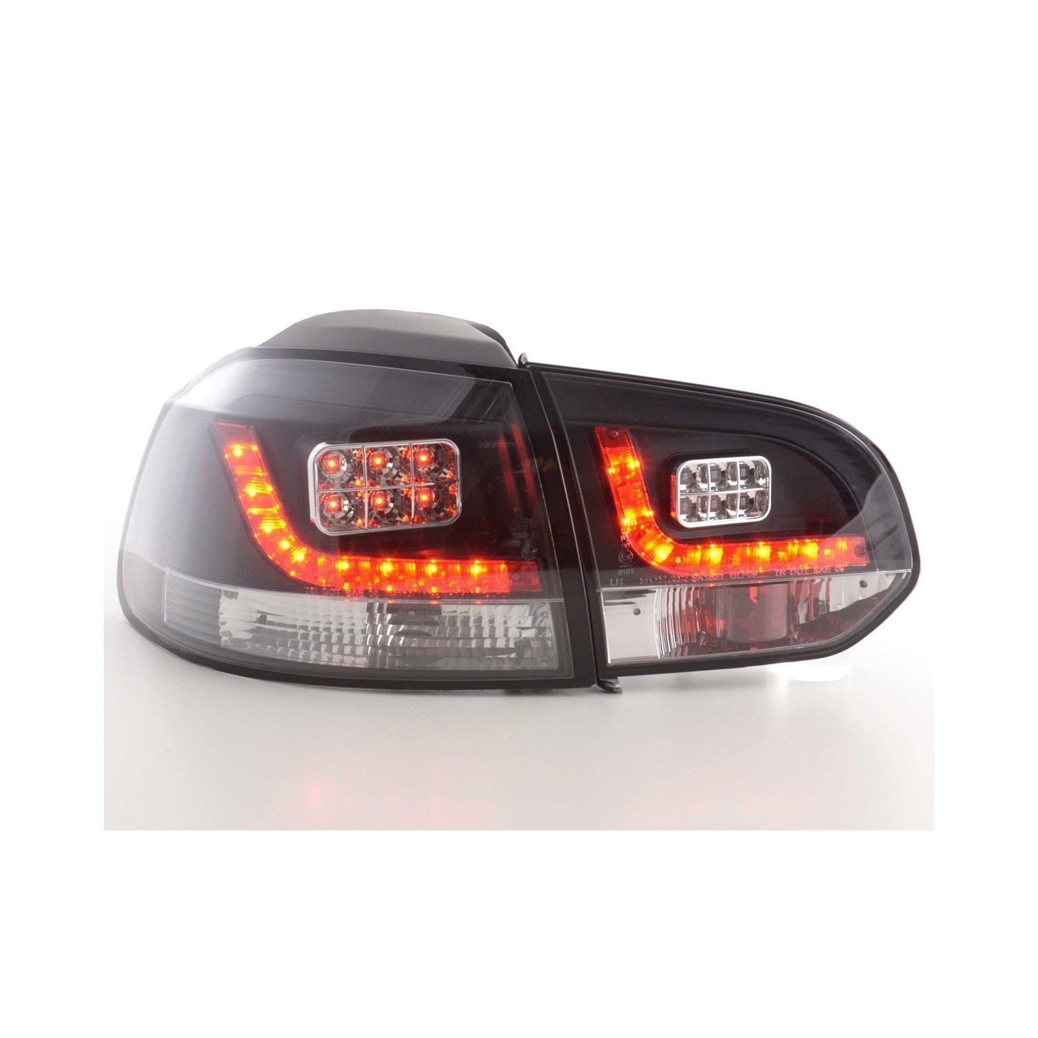 LED taillights set VW Golf 6 type 1K 2008 2012 black