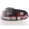 LED taillights set VW Golf 6 type 1K 2008 2012 black
