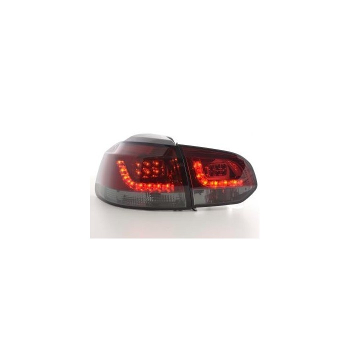 LED taillights set VW Golf 6 type 1K 2008 2012 red black