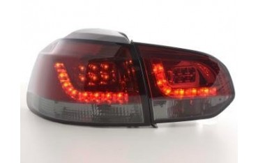 LED taillights set VW Golf 6 type 1K 2008 2012 red black
