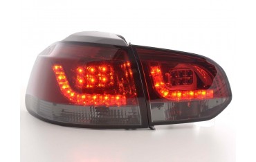 LED taillights set VW Golf 6 type 1K 2008 2012 red black