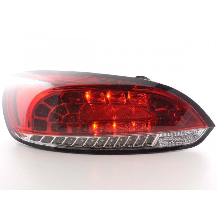 LED taillights set VW Scirocco 3 Type 13 08 red clear