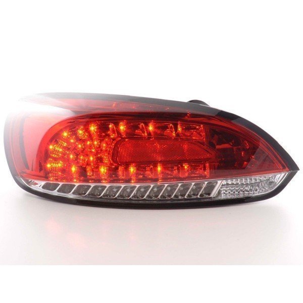 LED taillights set VW Scirocco 3 Type 13 08 red clear