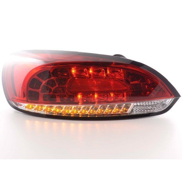LED taillights set VW Scirocco 3 Type 13 08 red clear