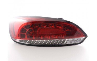 LED taillights set VW Scirocco 3 Type 13 08 red clear