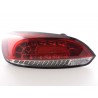 LED taillights set VW Scirocco 3 Type 13 08 red clear