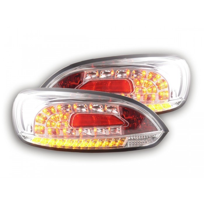 LED taillights set VW Scirocco 3 type 13 08 chrome