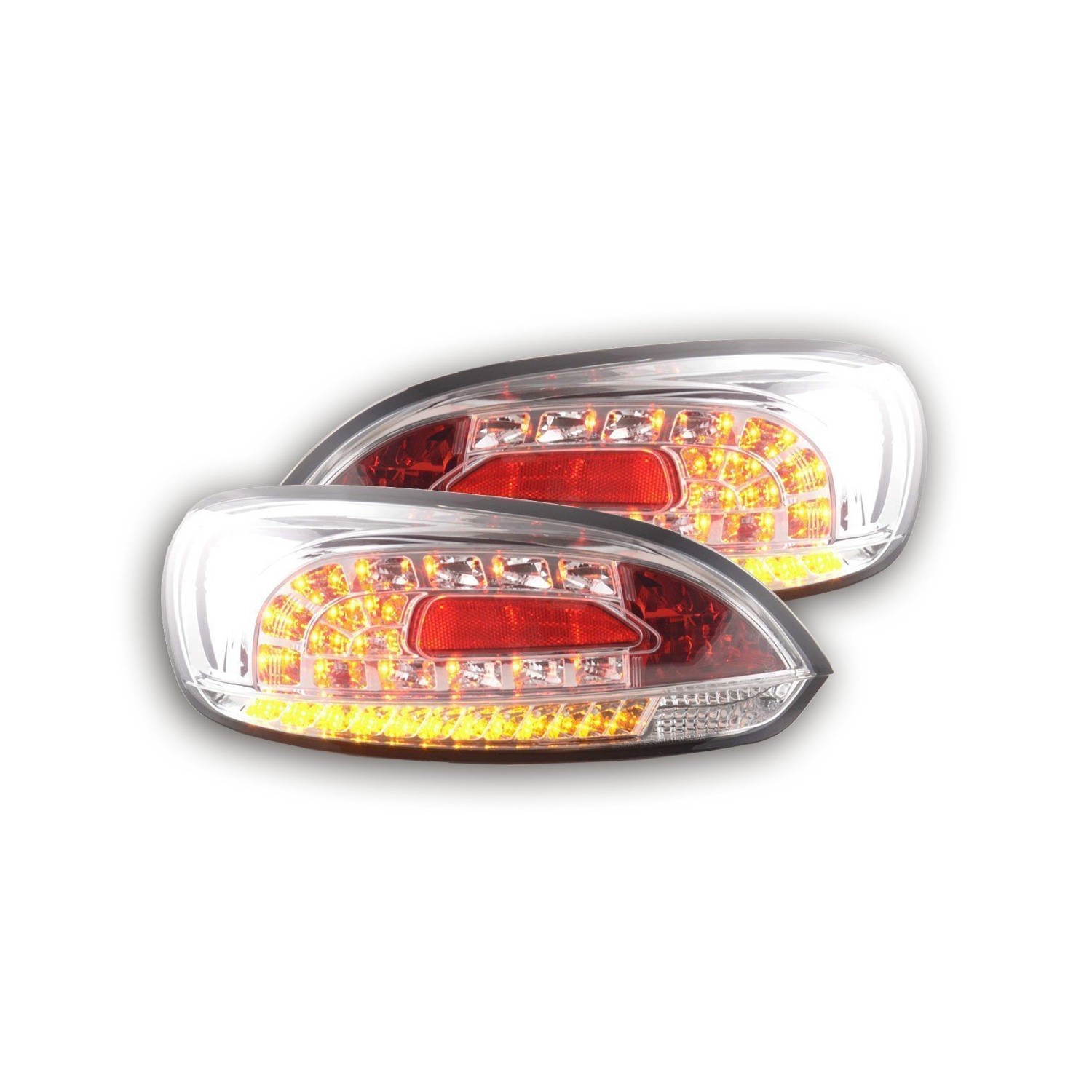 LED taillights set VW Scirocco 3 type 13 08 chrome