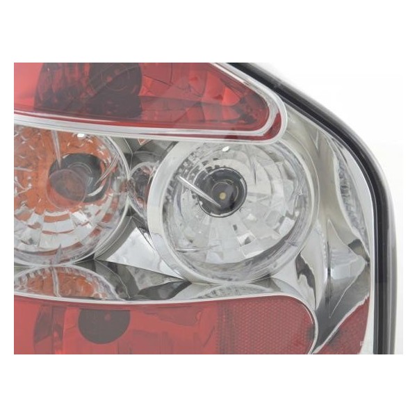 Taillights set Audi A3 type 8L 96 00 chrome