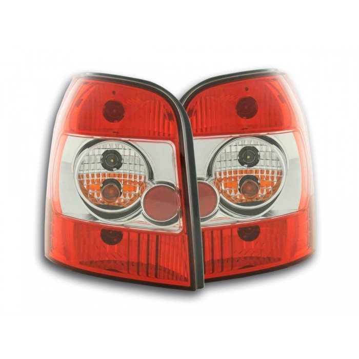 Taillights set Audi A4 Avant type B5 95 00 red white