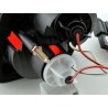 Taillights set BMW 3 Series Coupe type E46 99 02 chrome