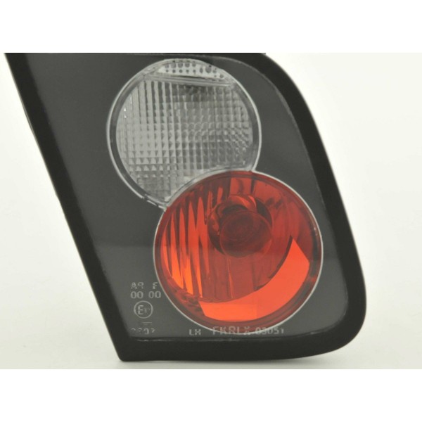 Rear lights set BMW 3 series E46 Limo black inner part for tailgate