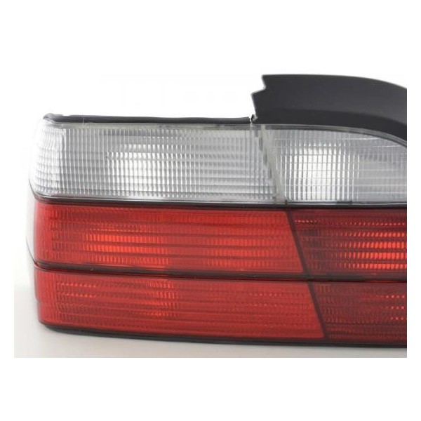 Taillight set BMW 3 Series Coupe type E36 91 98 red white
