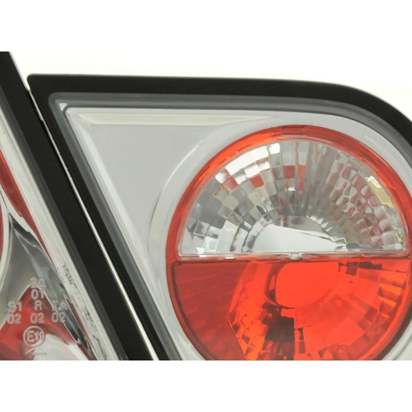 Taillights set BMW 3 Series Coupe type E46 99 02 chrome