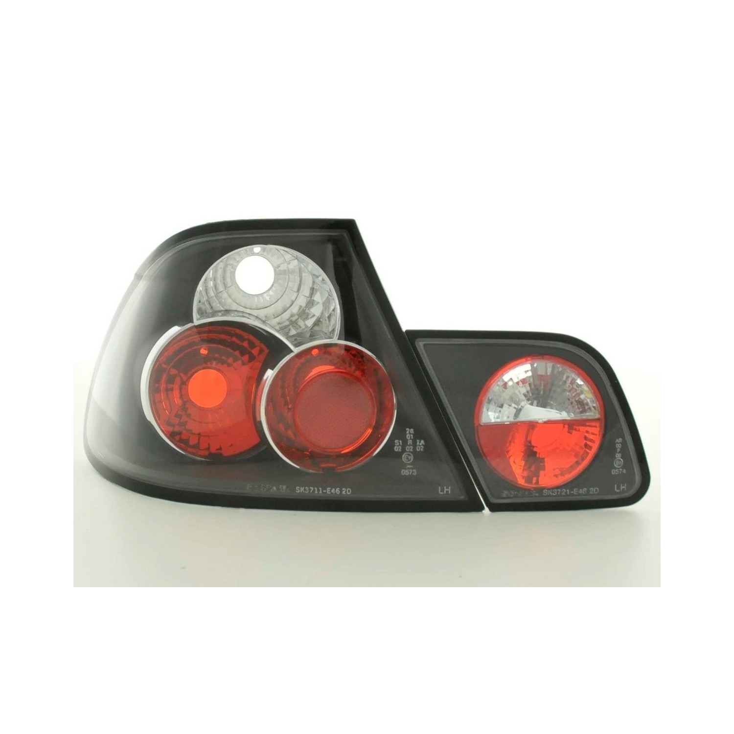 Taillights set BMW 3 Series Coupe type E46 97 02 black