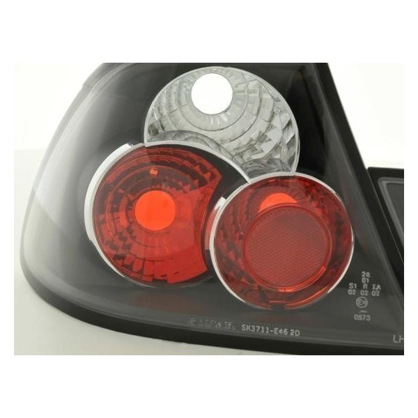 Taillights set BMW 3 Series Coupe type E46 97 02 black