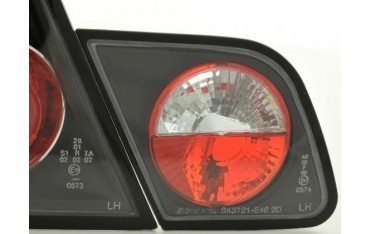 Taillights set BMW 3 Series Coupe type E46 97 02 black
