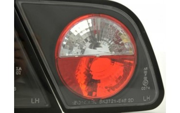 Taillights set BMW 3 Series Coupe type E46 97 02 black