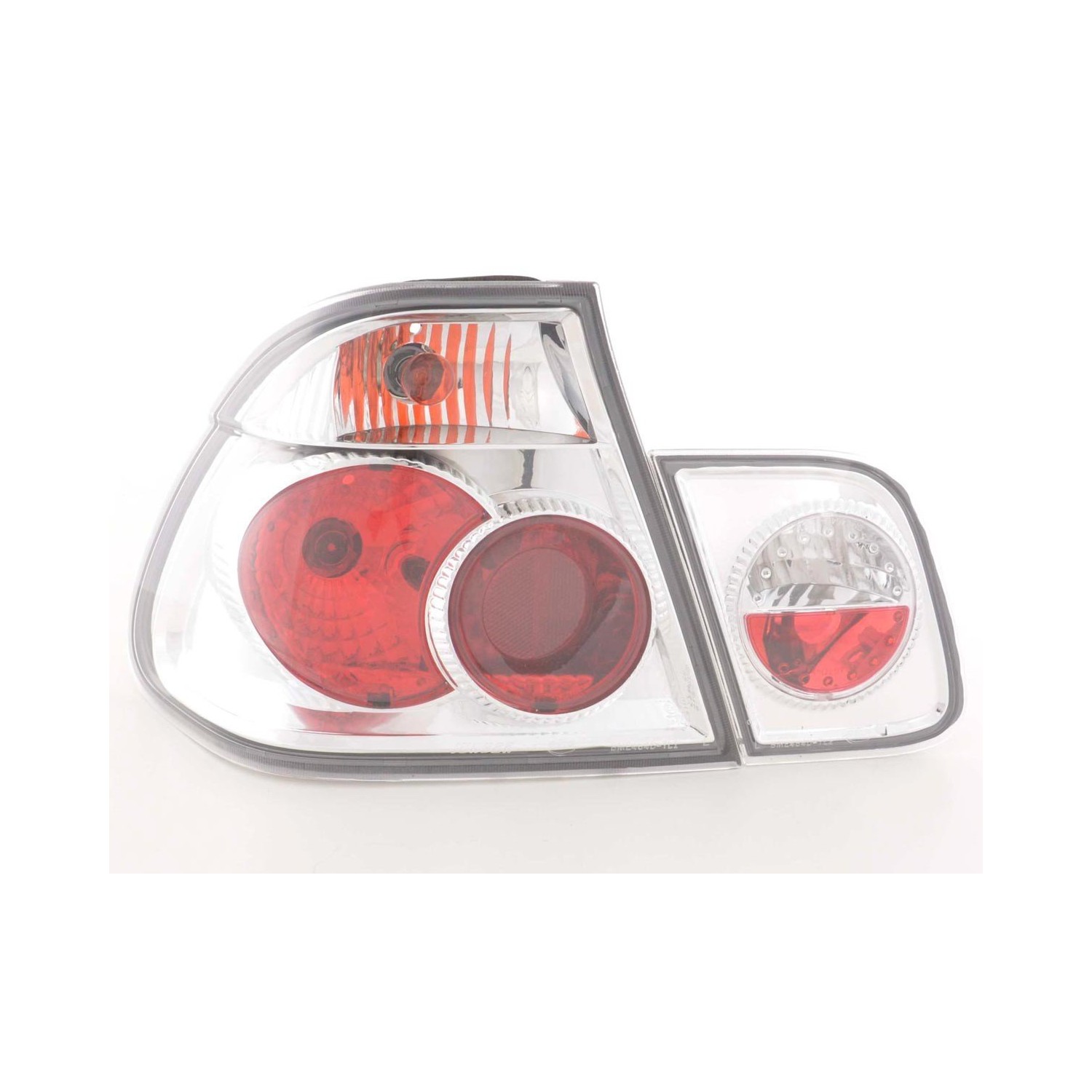 Taillights set BMW 3 series Limo type E46 98 01 chrome