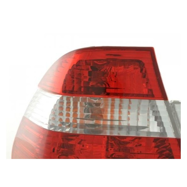 Taillights set BMW 3 series Limo type E46 98 01 white red