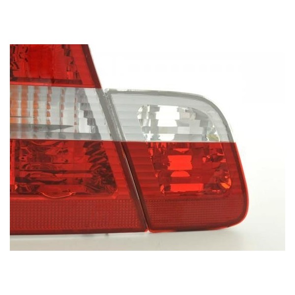 Taillights set BMW 3 series Limo type E46 98 01 white red
