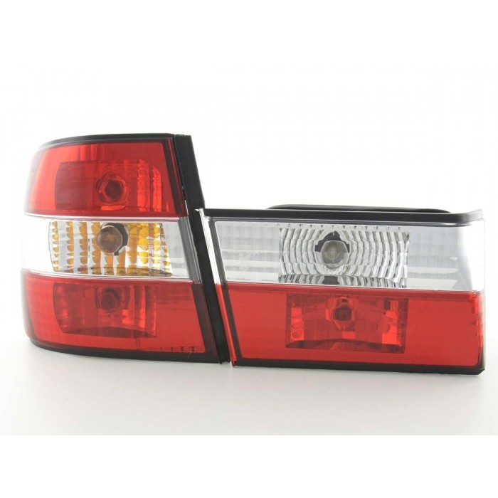 Rear lights BMW 5 Series Limo type E34 88 94 clear red