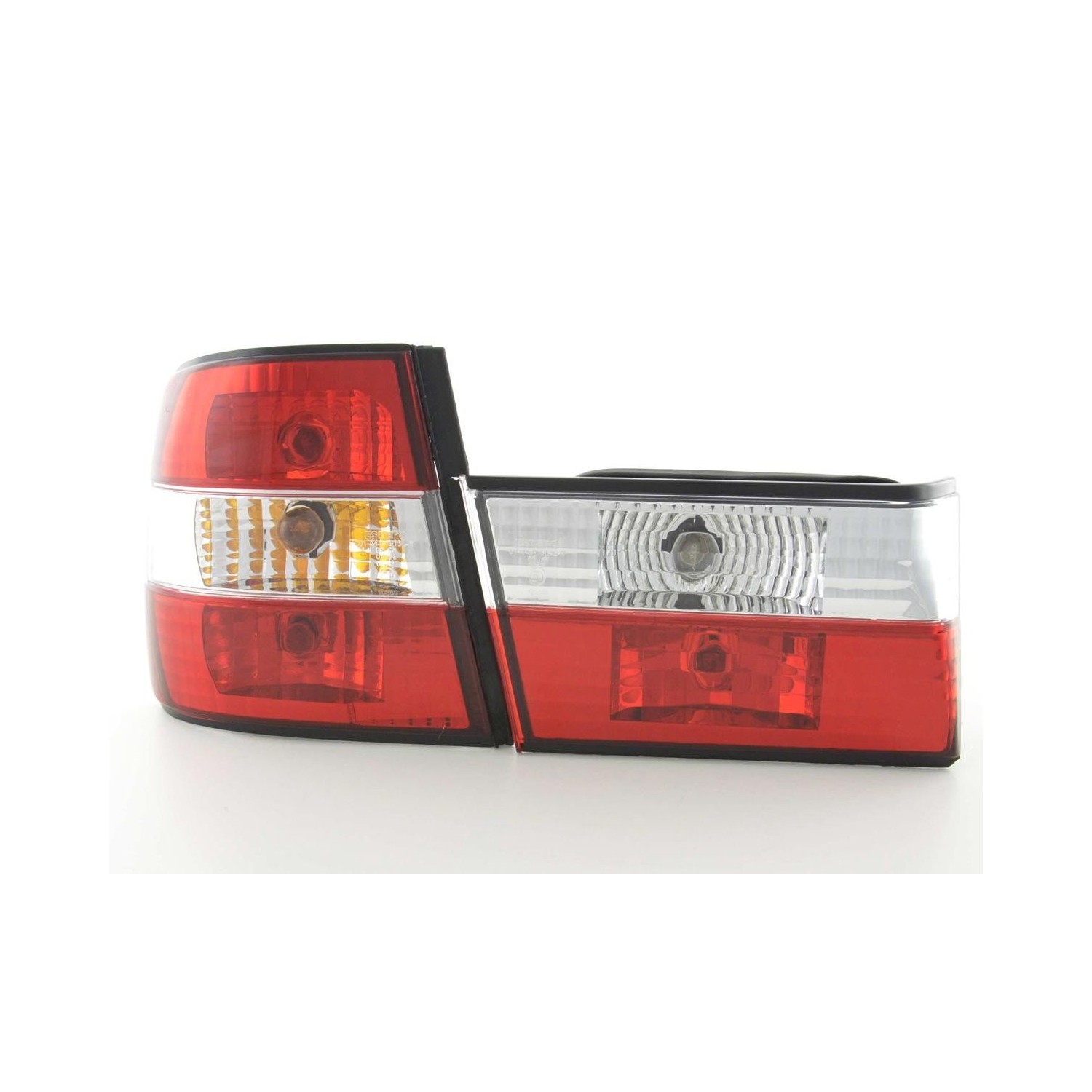 Rear lights BMW 5 Series Limo type E34 88 94 clear red