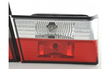 Rear lights BMW 5 Series Limo type E34 88 94 clear red