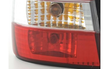 Rear lights BMW 5 Series Limo type E34 88 94 clear red