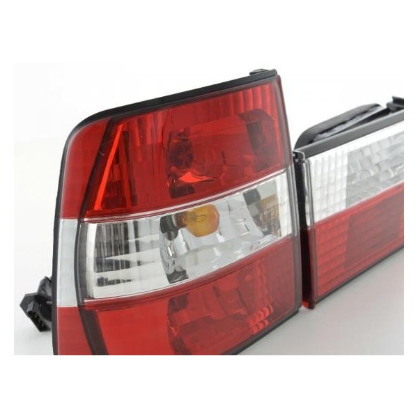 Rear lights BMW 5 Series Limo type E34 88 94 clear red