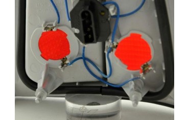 Taillights BMW 5 Series Limo type E34 88 94 white red