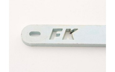 Hook wrench for adjusting the coilover kit 75 mm