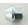 Wheel nuts set 10 pcs Length 34mm conical collar M12x15 silver