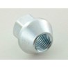 Single wheel nut length 34mm conical collar M12x175 silver