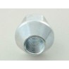Single wheel nut length 34mm conical collar M12x175 silver