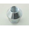 Single wheel nut length 34mm conical collar M12x175 silver