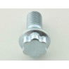 Wheel bolt set 10 pcs Shank length 21mm tapered collar short head silver M12x15