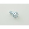 Single wheel bolt shaft length 21mm tapered collar short head silver M12x175