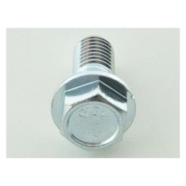 Single wheel bolt shaft length 26mm tapered collar short head silver M12x175