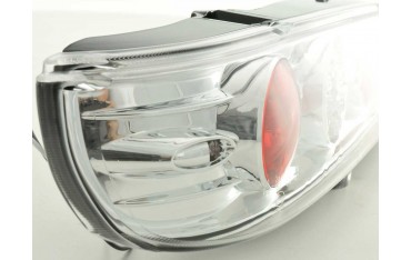 Taillights set Fiat Seicento type 187 98 07 chrome