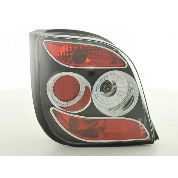 Rear lights set Ford Fiesta 3 door Type MK3 92 95 black