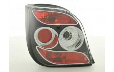 Rear lights set Ford Fiesta 3 door Type MK3 92 95 black
