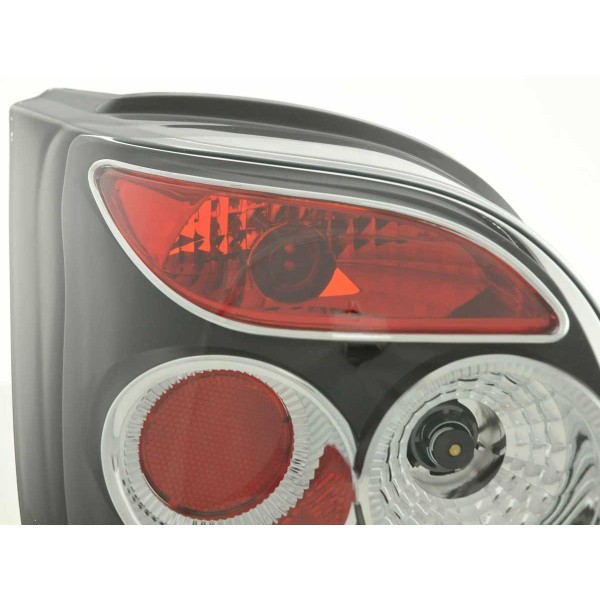 Rear lights set Ford Fiesta 3 door Type MK3 92 95 black
