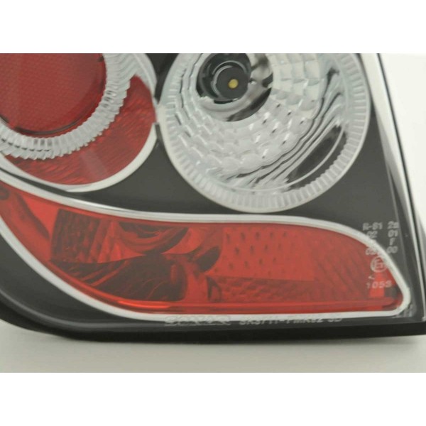 Rear lights set Ford Fiesta 3 door Type MK3 92 95 black